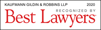 Kaufmann Gildin & Robbins LLP 2020 Recognized by Best Lawyers